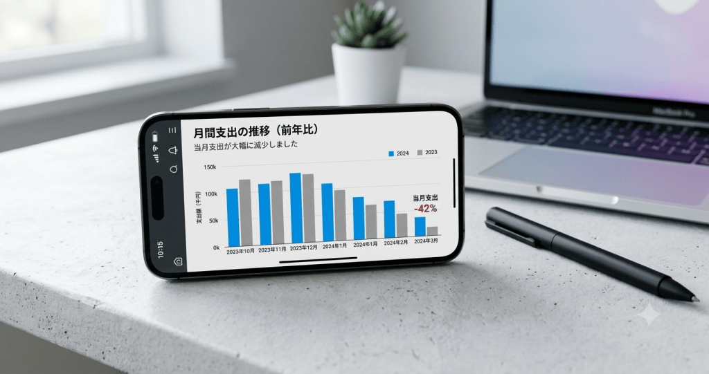 通信固定費の最適化を示すデータアナリティクス画面