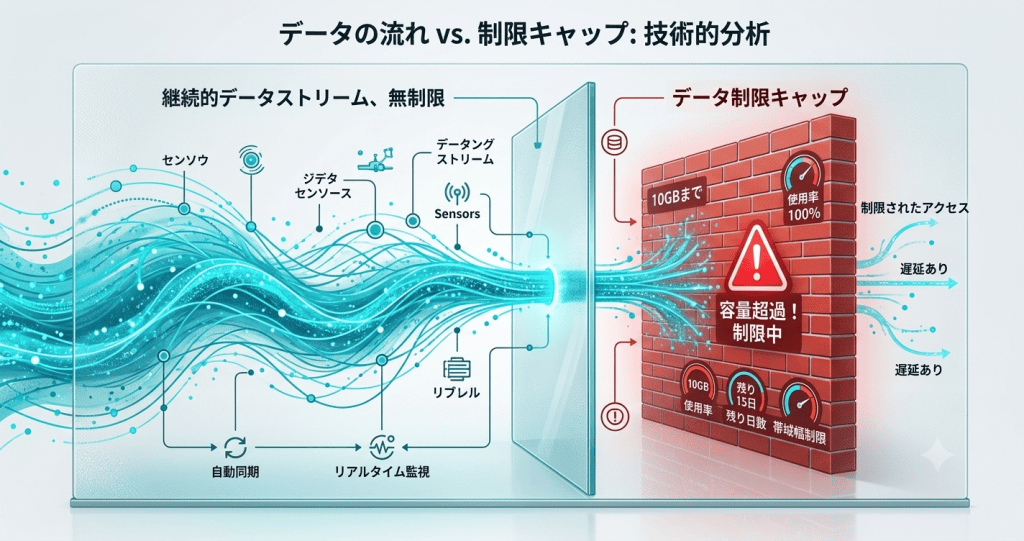 他社格安プランの金銭的リスクとデータ制限が消去法的に排除される論理スキーム